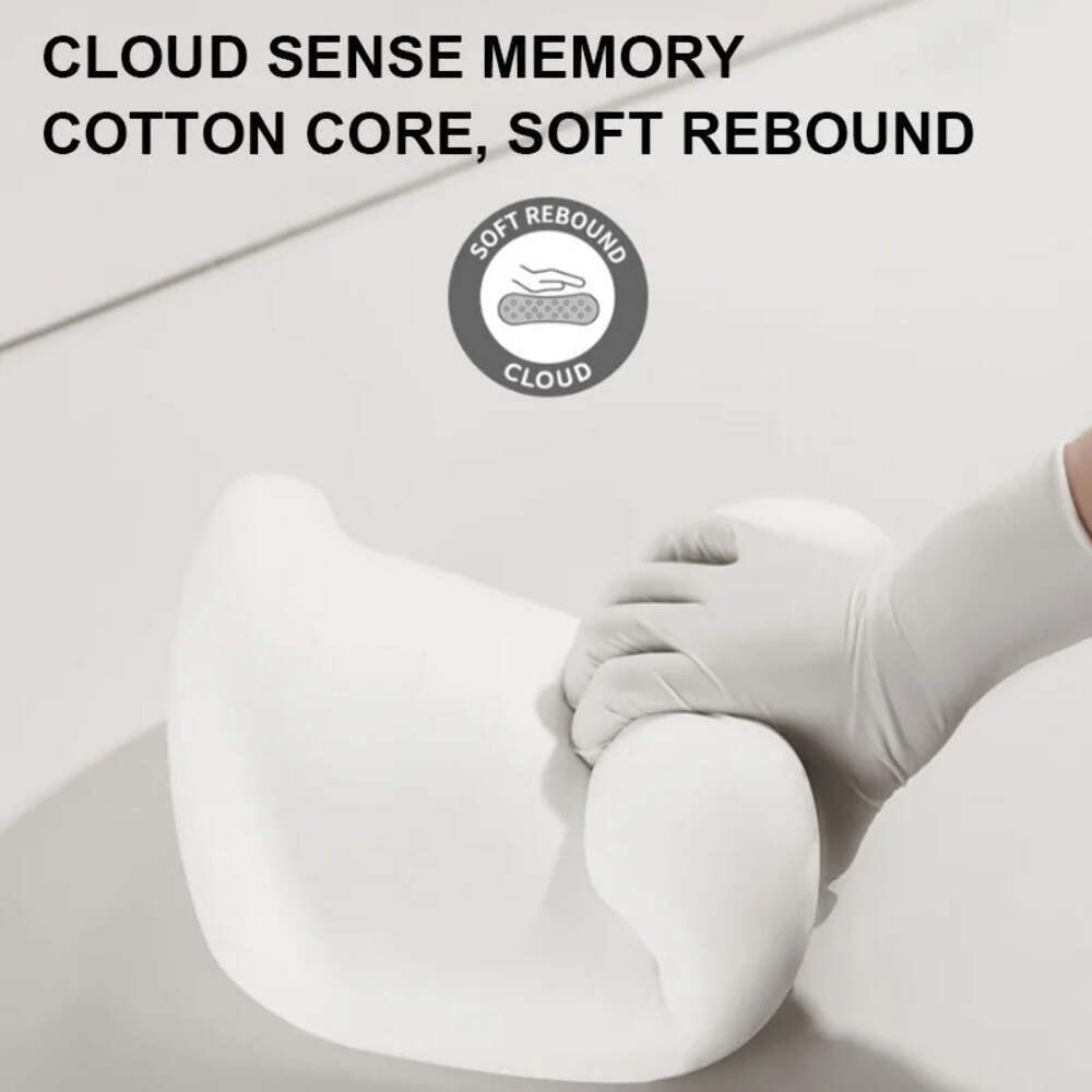 SEAMETAL Car Pillow Interior Memory Foam Car Headrest Pillows Universal Auto Wai