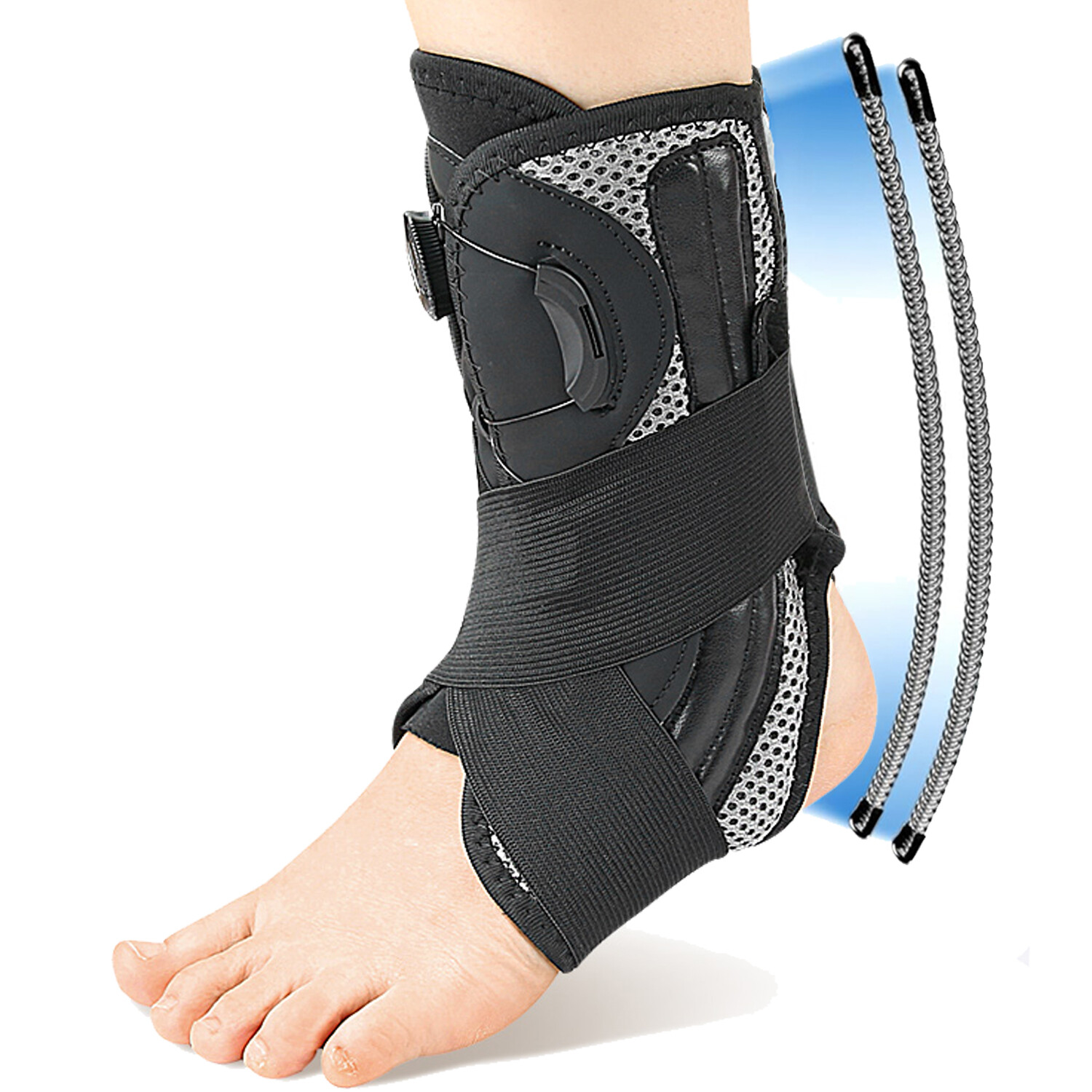 Ankle Brace Support Foot Drop Splint Orthotics Fracture Sprain Injury Support US