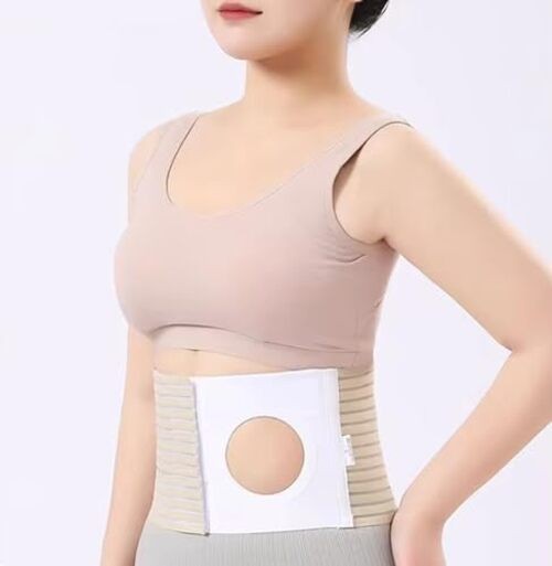 en Or Women Ostomy Belt Breathable Ostomy Hernia Support Belt Abdominal Stoma M