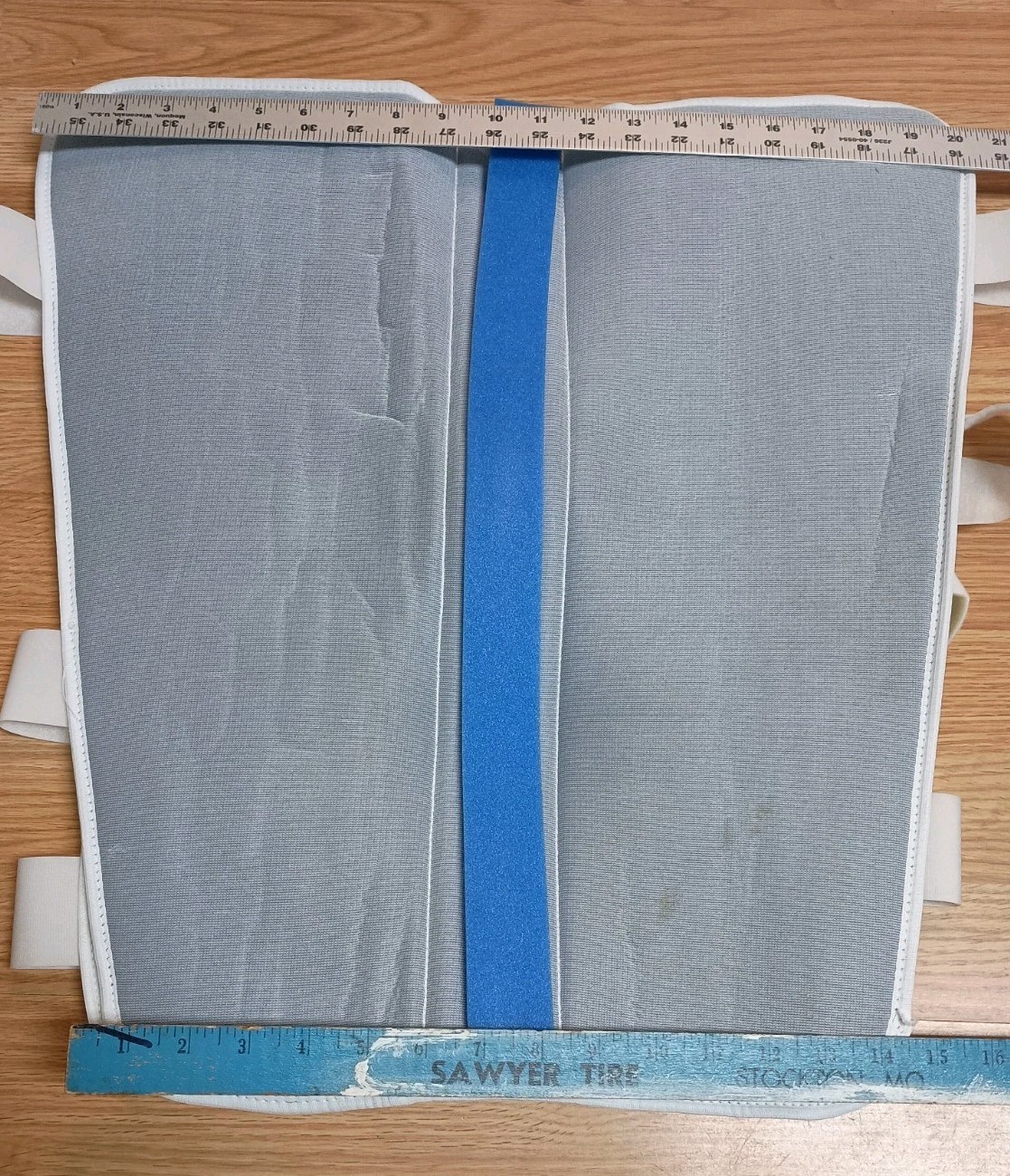 DeRoyal Universal Orthopedic Support Brace, White/Blue/Gray, Made in Guatemala