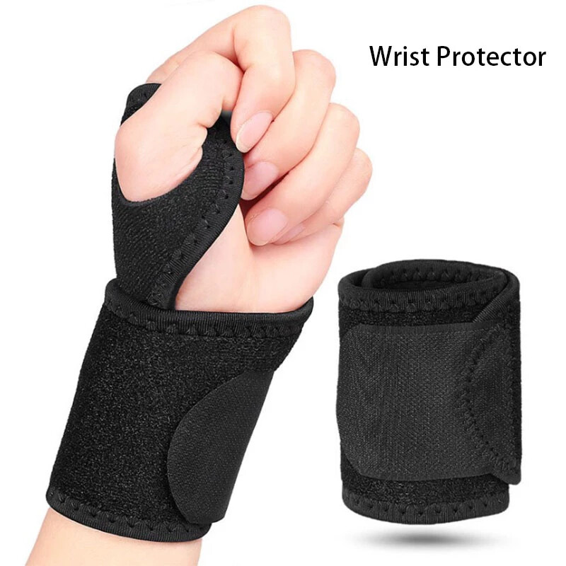 Wrist Brace Sports Band Wrap Protector Adjustable Support Gym Strap Bandage