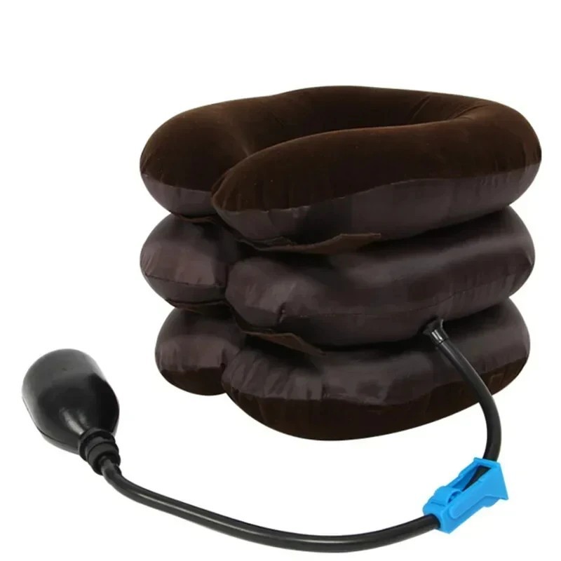Cervical Neck Traction Device Collar Brace Support Pain Relief Stretcher Therapy