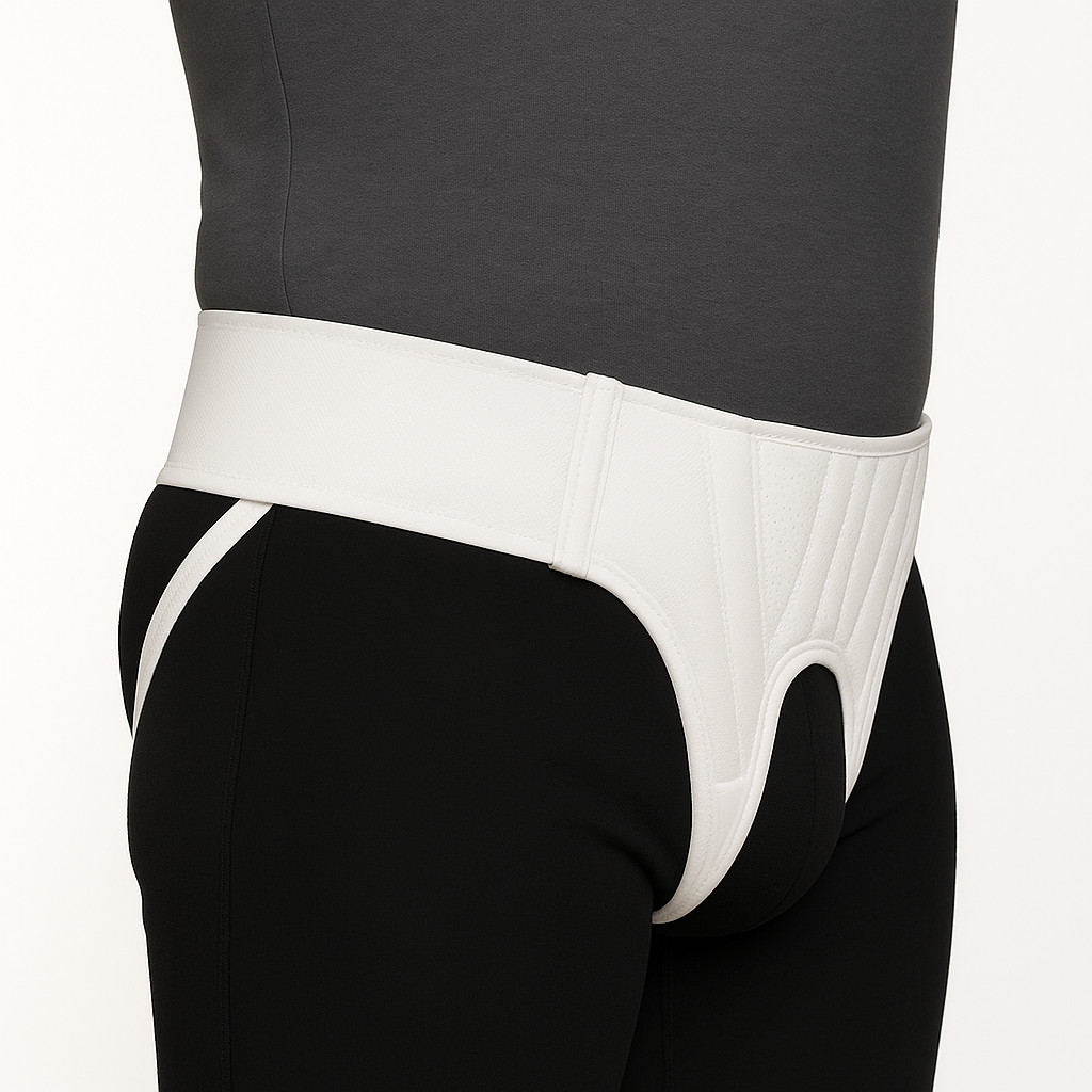 AT Surgical Adjustable Double Hernia Support Truss Belt with Compression Pads