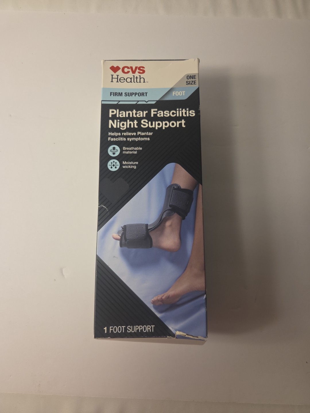 CVS Health – Firm Support – Foot Plantar Fasciitis Night Support – One Size