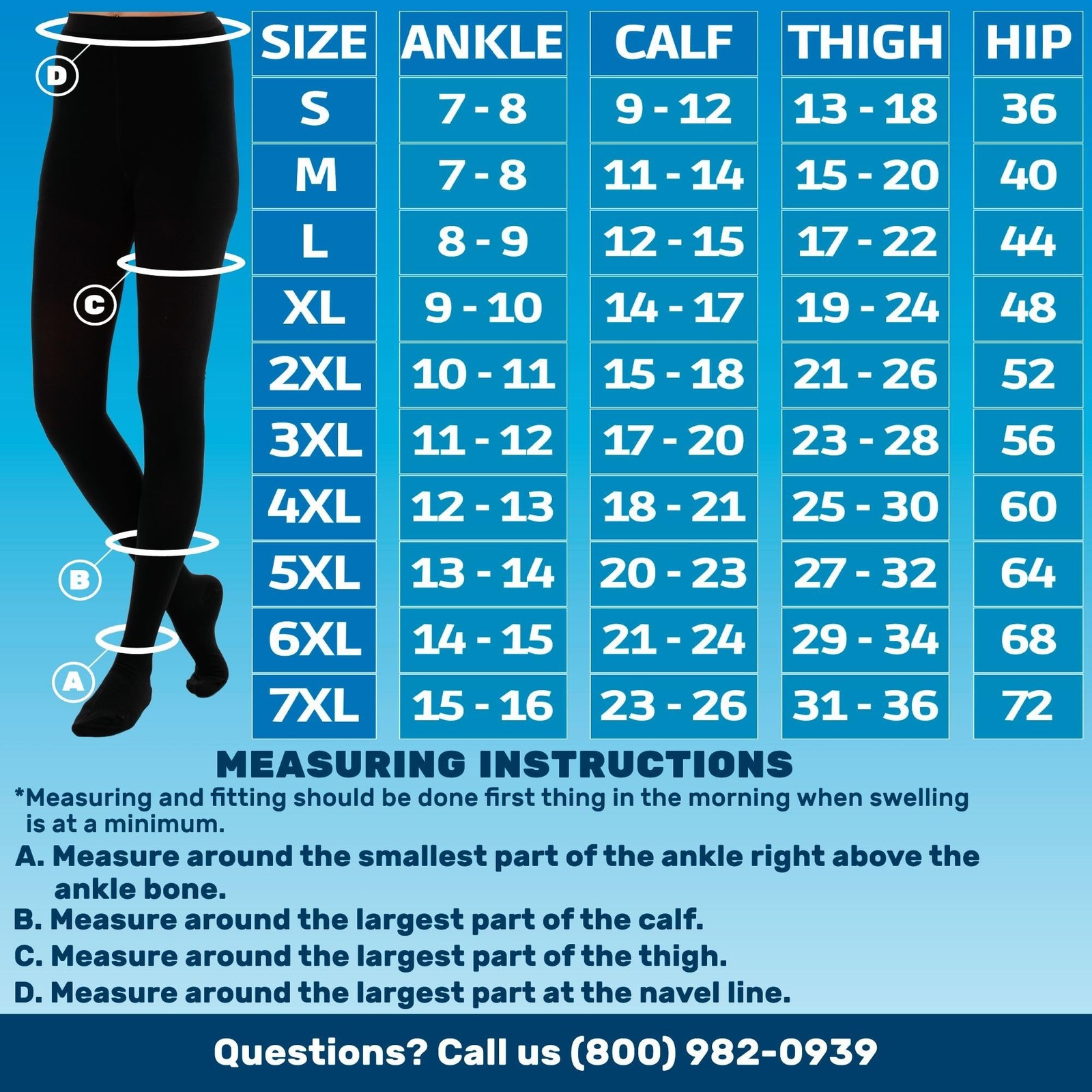 Compression Pantyhose for Women 20-30mmHg – Varicose Veins and Swelling – A204