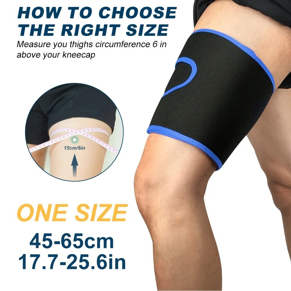 Thigh Brace Compression Support Sleeve for Groin Hamstring Quad Pain