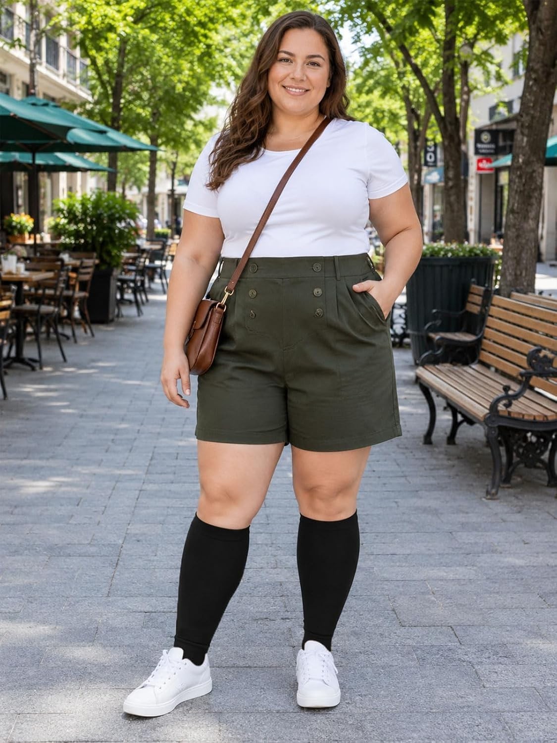 Breathable Plus Size Knee High Compression Sleeves for Daily Comfort & Recovery
