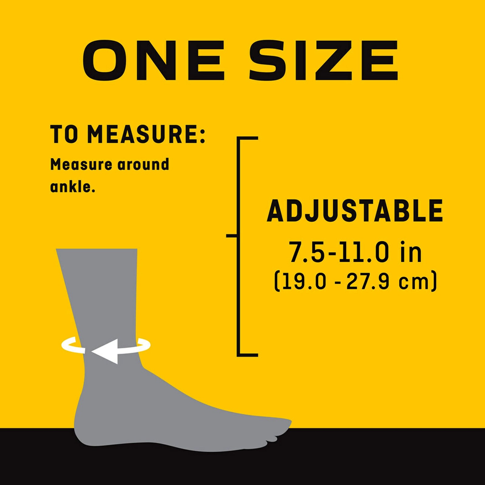 Performance Comfort Ankle Support, Adjustable