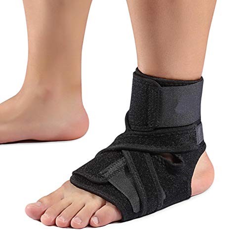 Ankle Brace, Breathable Adjustable Compression Foot Drop Ankle Brace Support