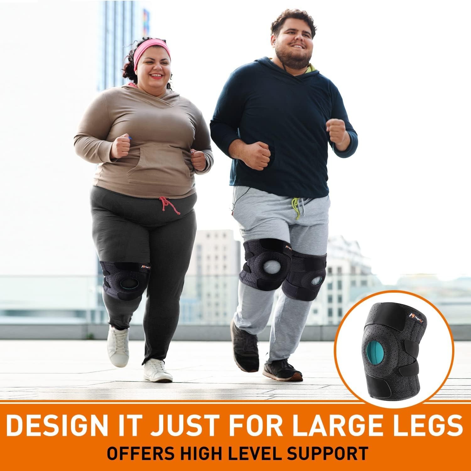 Plus Size Knee Brace for Women and Men,Extra Large Knee Braces for Knee Pain Plu