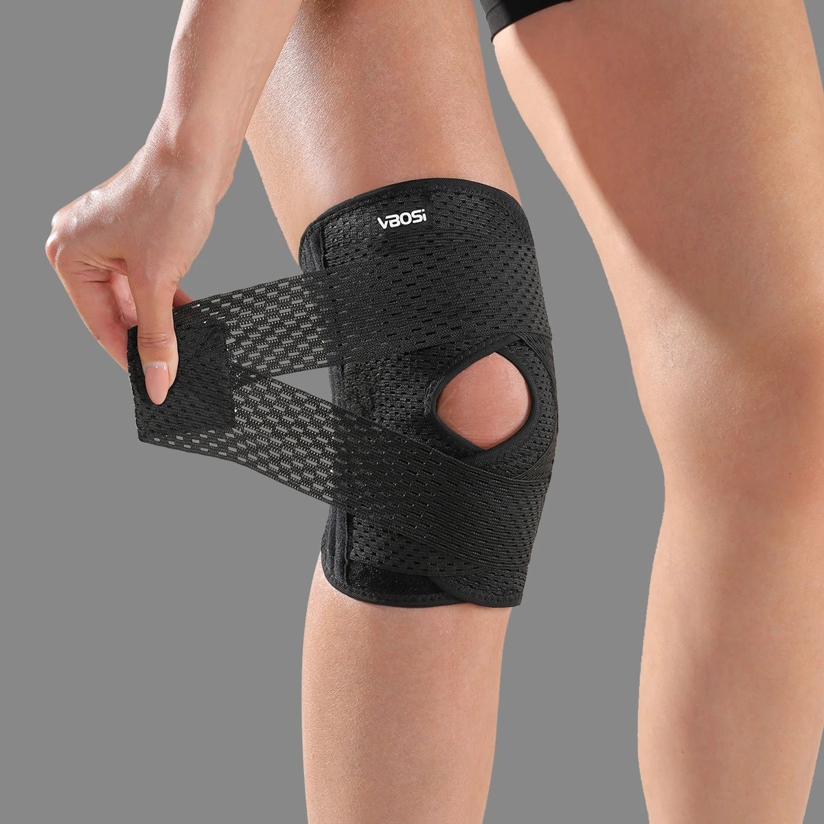Knee Brace Support Patella Stabilizer Strap Arthritis Running Tendon Pain Relief
