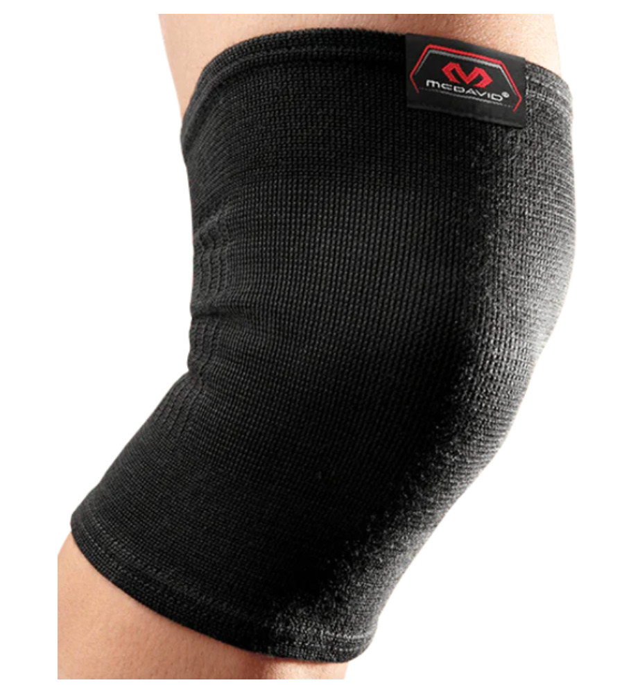 (New) McDavid Level 1 Knee Sleeve w/Anterior Patch – XXL Size/Black Color- 403R