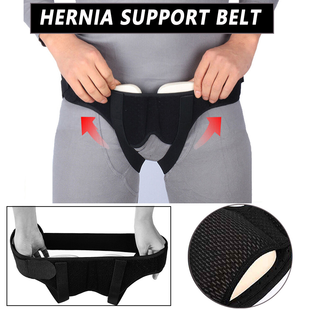 Hernia Support Unisex Double Inguinal Groin Hernia Belt Pain Relief Truss Brace