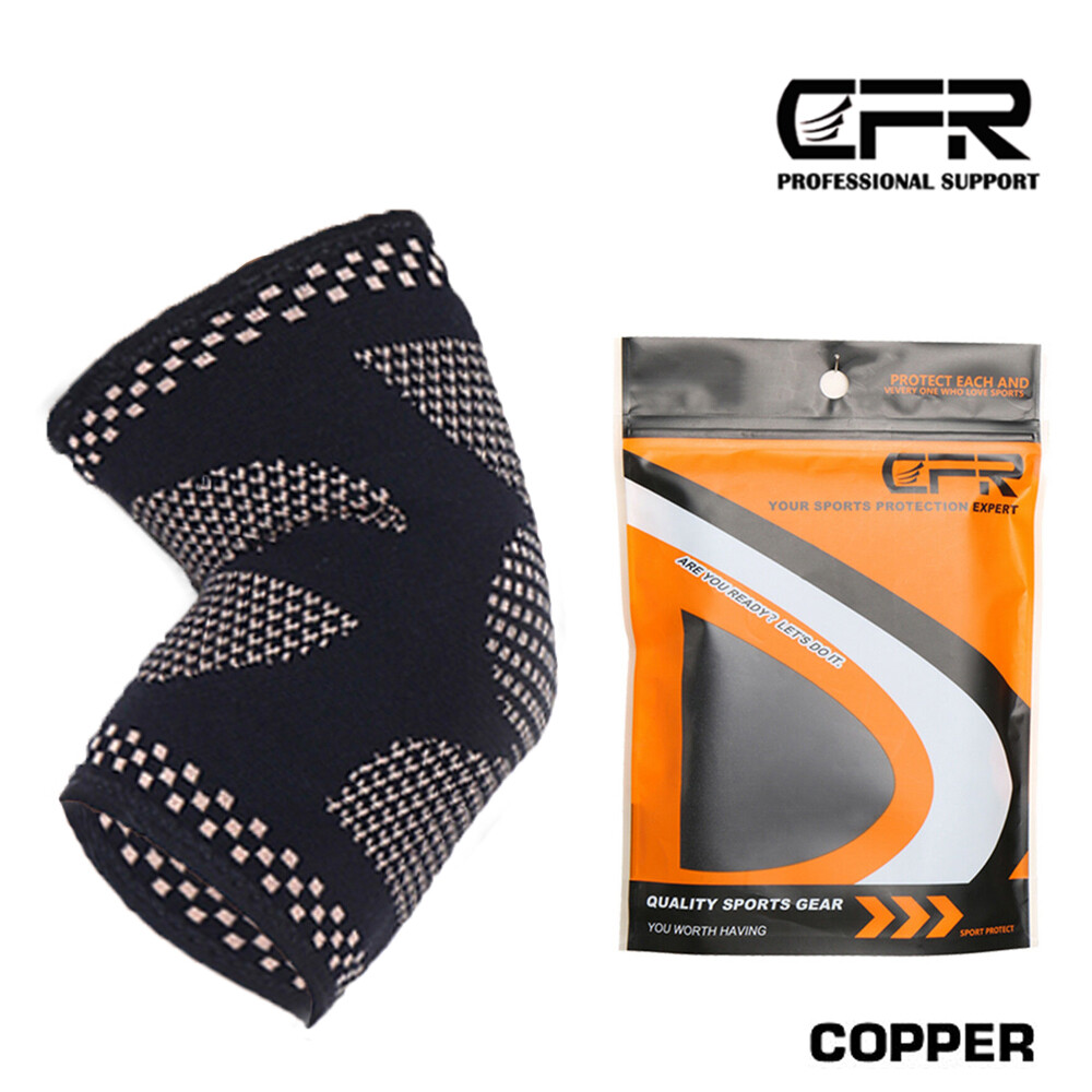 Elbow Support Brace Compression Arm Sleeves Copper Arthritis Joint Pain Relief