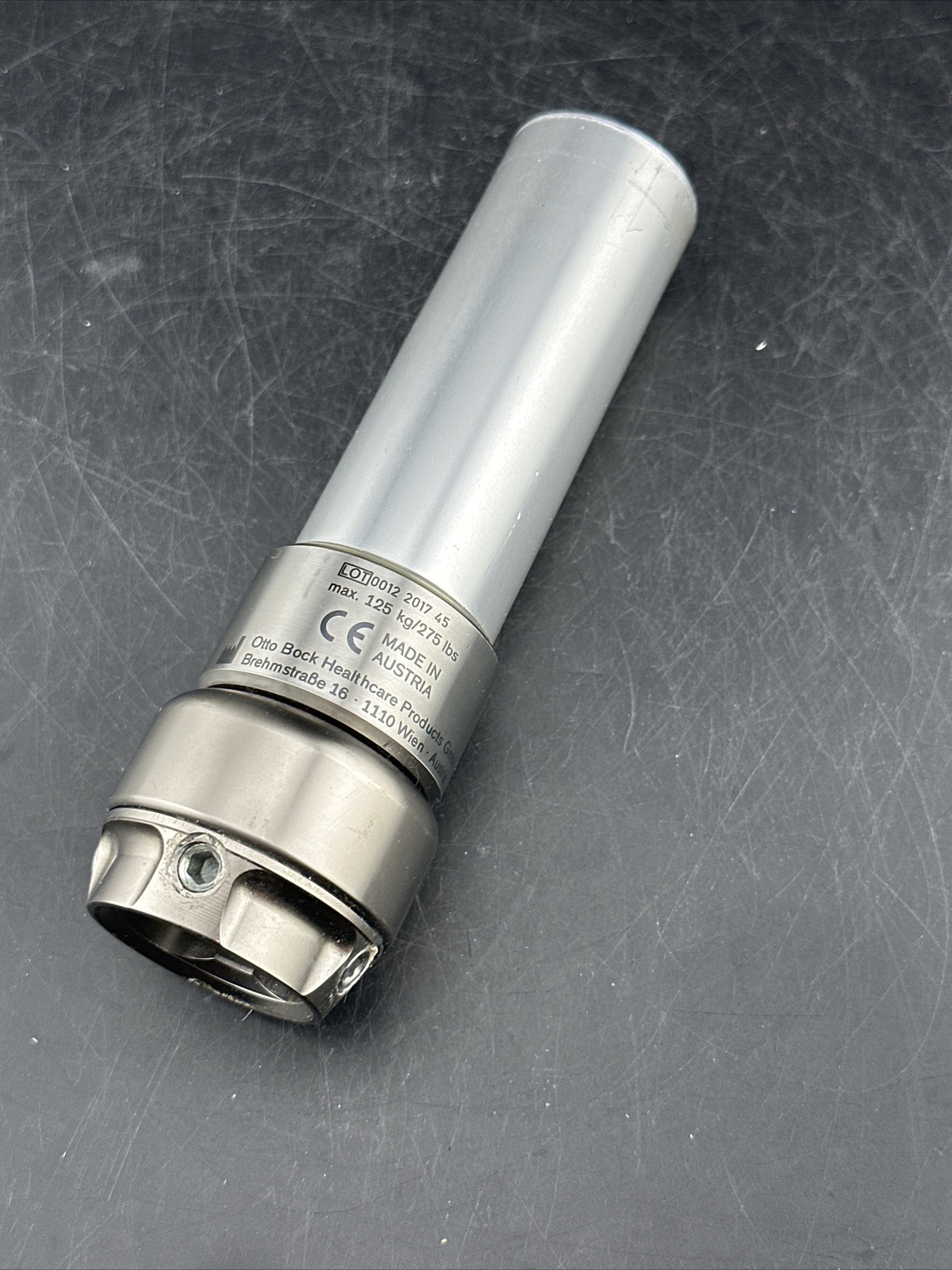 ottobock otto bock 2R67 tube adapter w/ torsion unit. prosthetic adapter