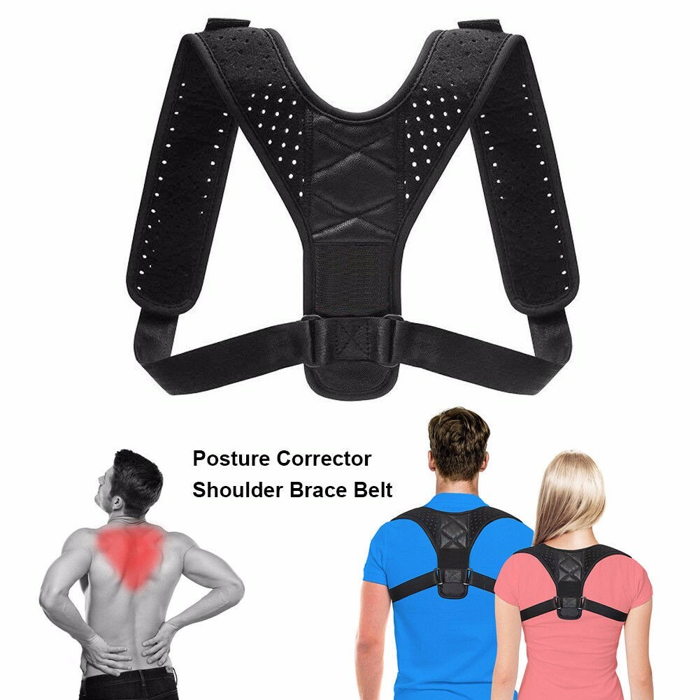 Posture Corrector Support Back Shoulder Brace Belt For Men Women Active New USPS