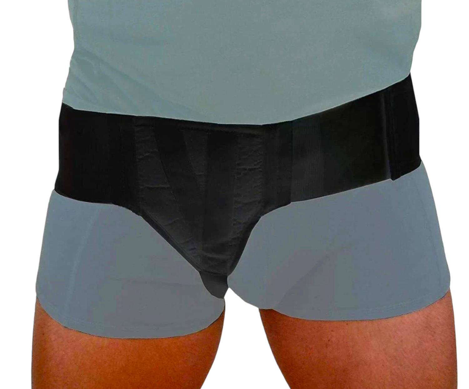 Single Inguinal Hernia Belt Support Truss Adjustable Groin Pain Relief Strap