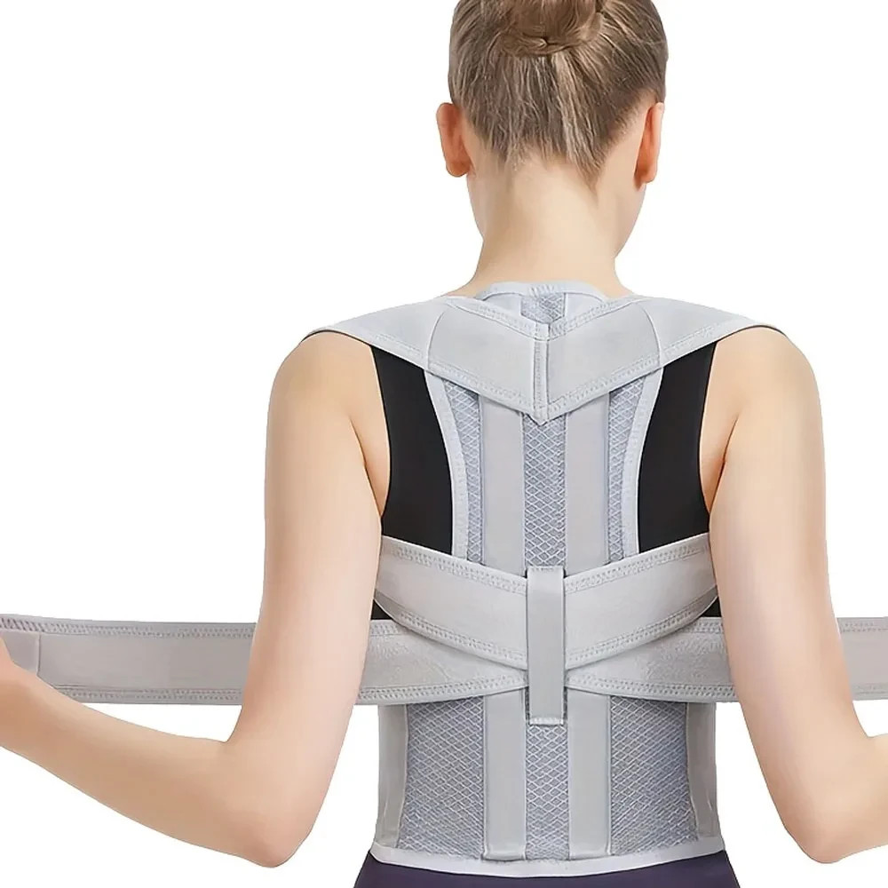 Back Posture Corrector Adjustable Brace Clavicle Support Upper Lower Back Belt