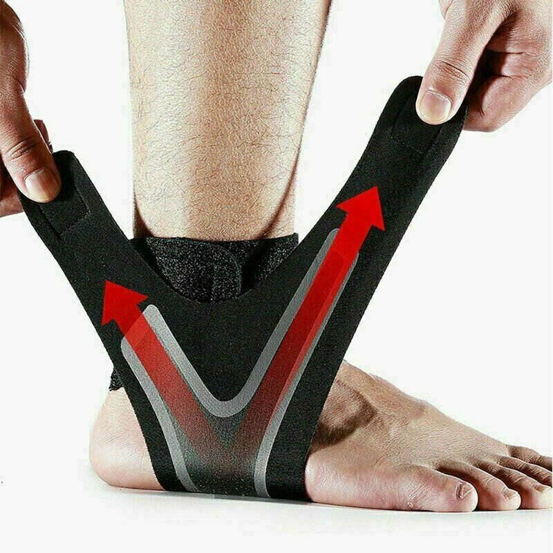 Ankle Brace Support Compression Sleeve Plantar Fasciitis Pain Relief Feet Wrap