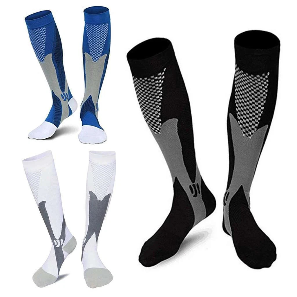 Compression Socks Stockings Knee High Women Men Sports 20-30 mmHG S/M-X/XL USA