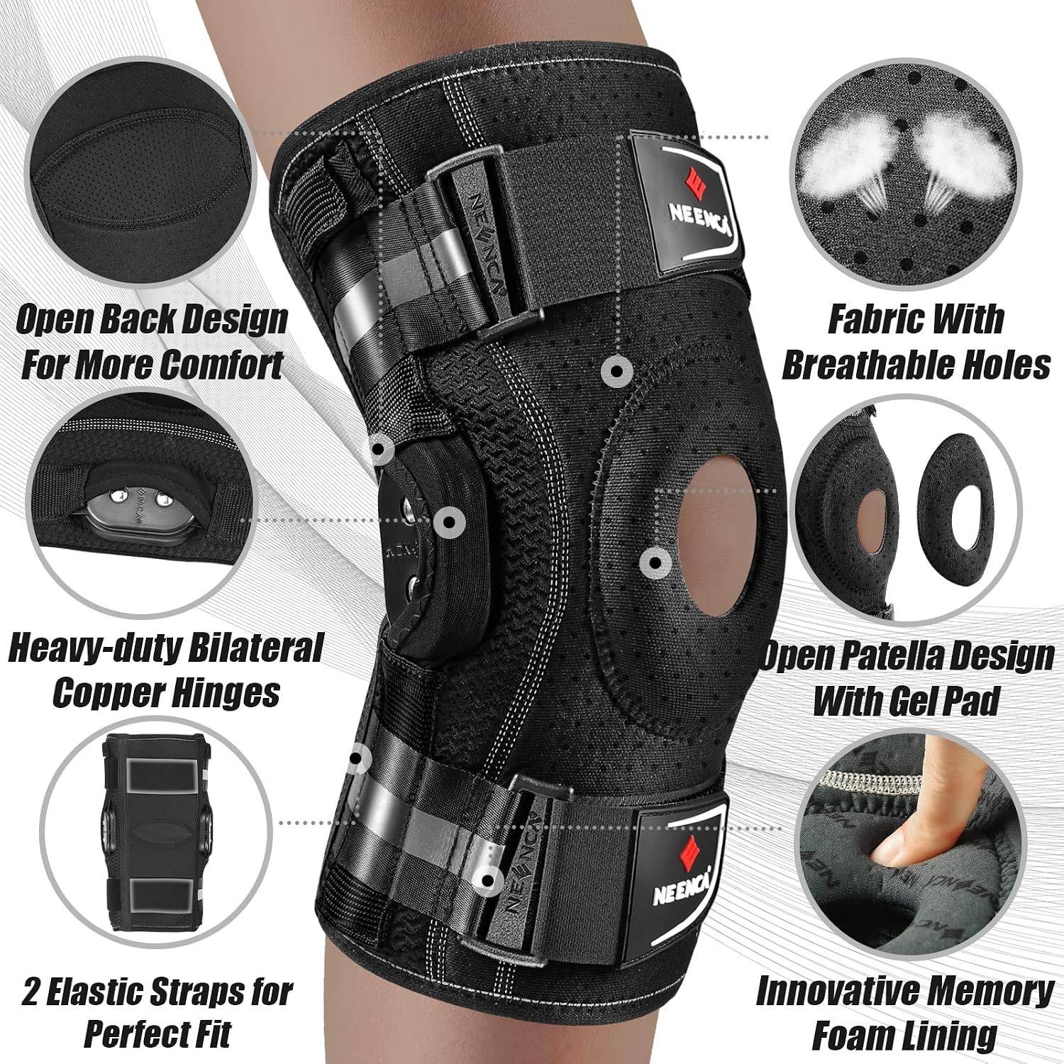 Comfortable & Adjustable Knee Brace for Active Lifestyles