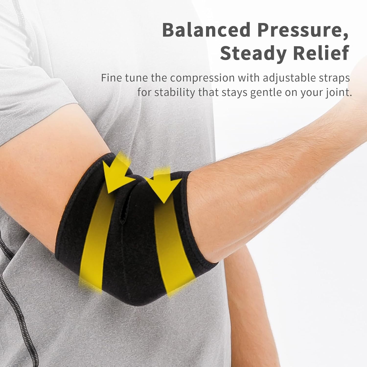 Codera para tendinitis, codo de tenista, mujeres y hombres,