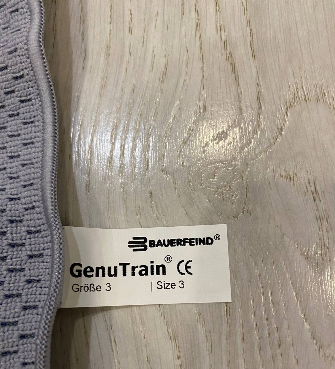 BAUERFEIND GENU TRAIN Mit Arthritis Knee Brace Support Size 3 Unisex Adult