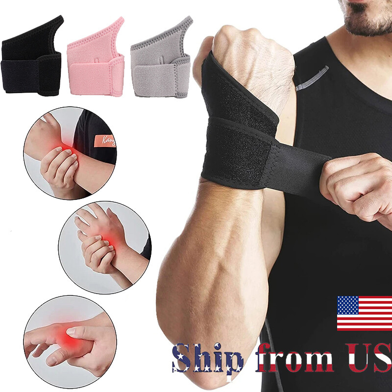 Left Right Wrist Brace Support Sprain Carpal Tunnel Arthritis Compression Wrap