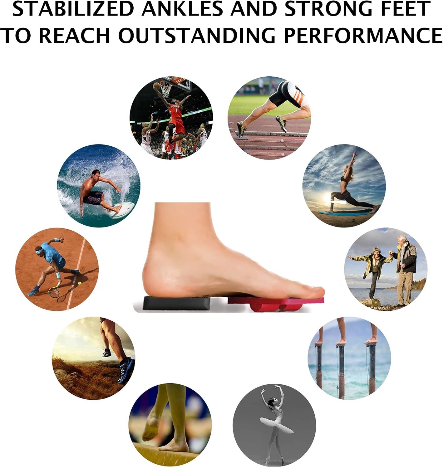 Ankle Foot Exerciser Ankle Strengthener for ankle sprain relief, Foot Strengt…