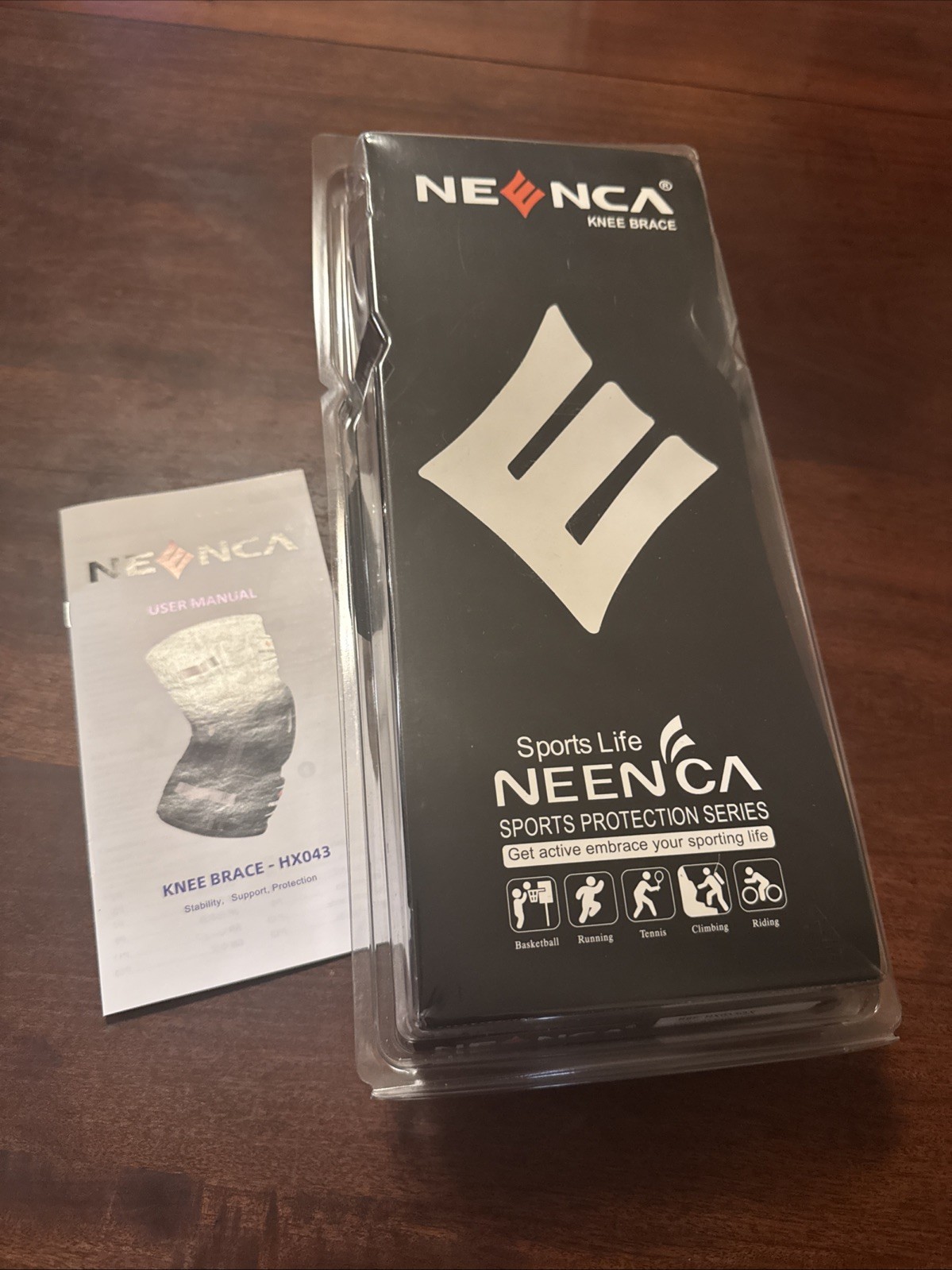 Neenca Sports Series Hinged Knee Brace Support Xl Black