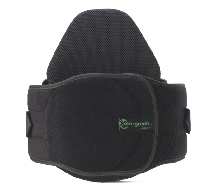 Aspen Medical Evergreen L0631 LSO LoPro Lumbar Support Back Brace Black