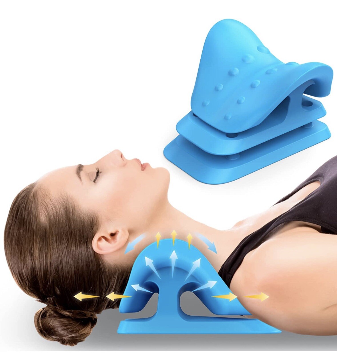 Fanlecy Neck and Shoulder Relaxer Neck Stretcher Cervical Traction Device