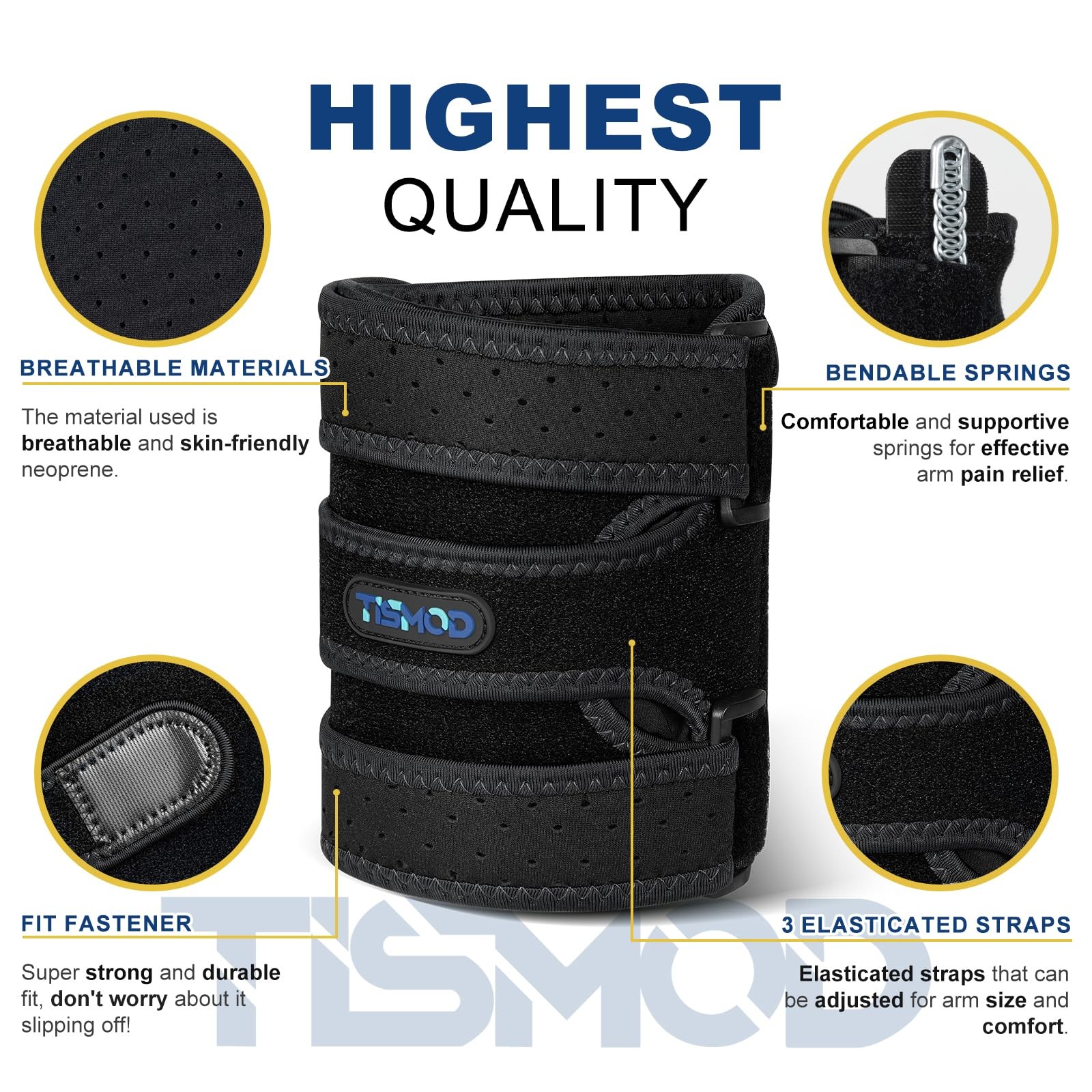 Bicep Tendonitis Brace Compression Sleeve Support,Upper Arm Brace Bicep Support