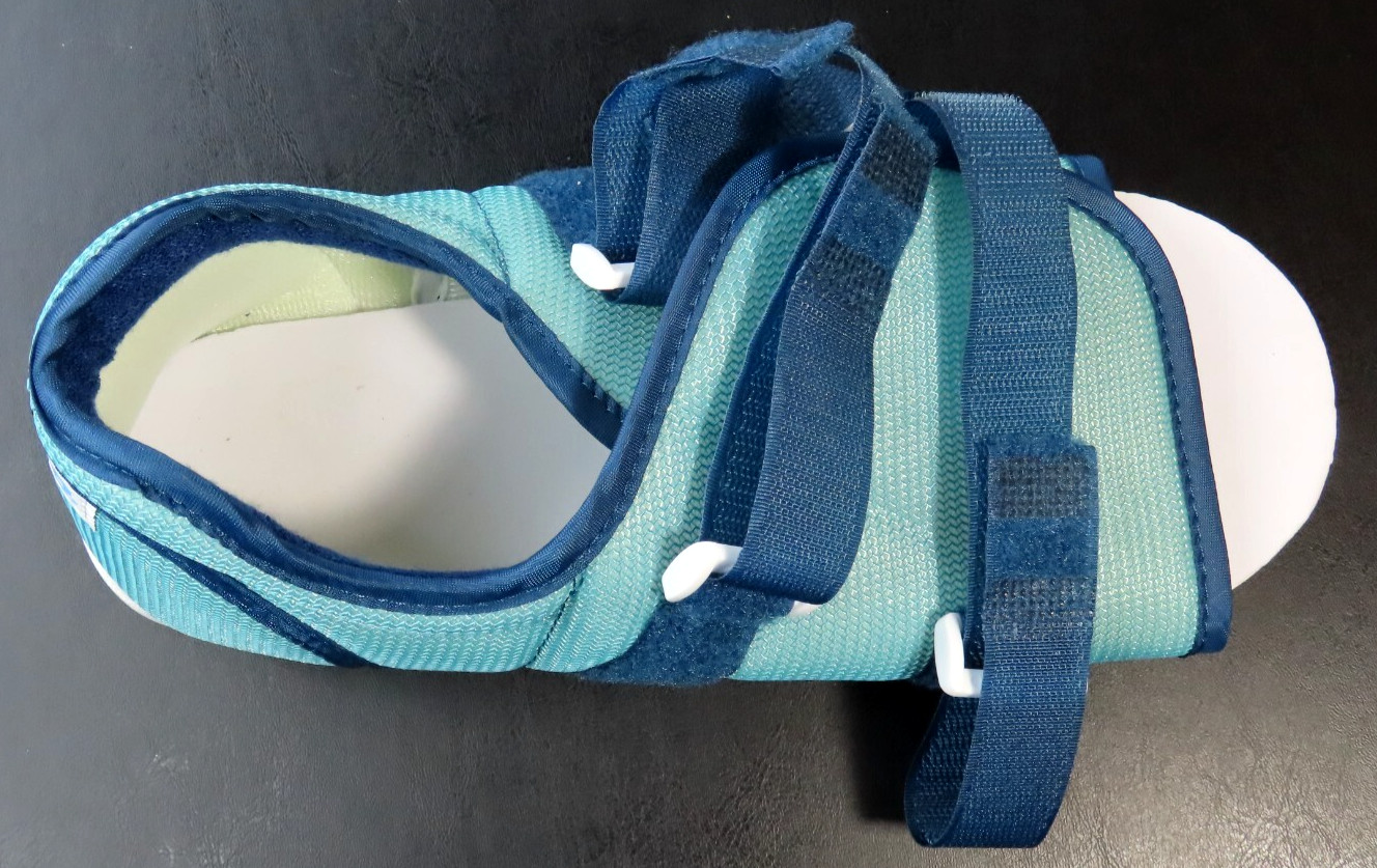Darco MedSurg Navy Blue Post-Op Shoe Large Hook and Loop