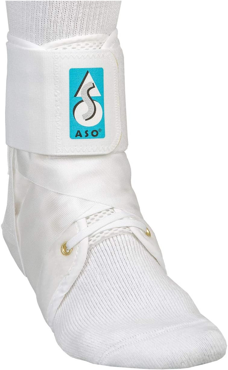 ASO Speed Lacer Ankle Stabilizer, White, Medium