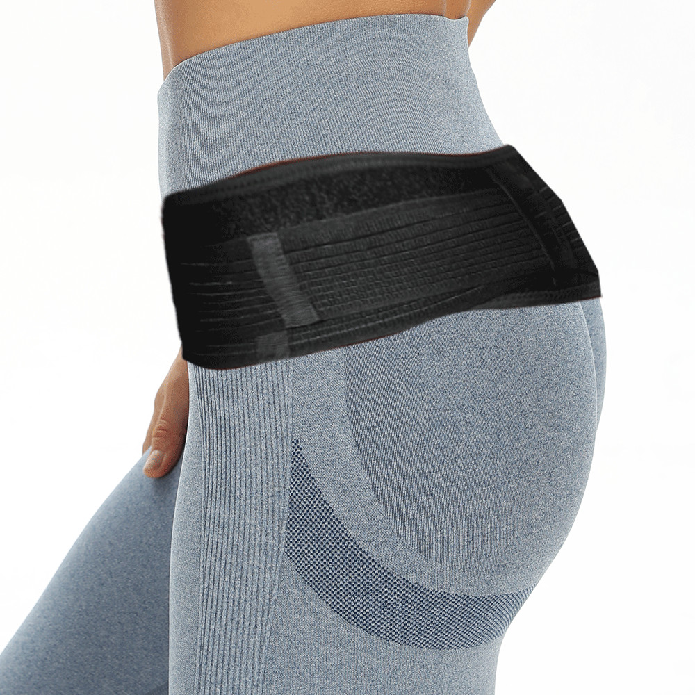 Adjustable Lumbar Support Lower Waist Back Belt Brace Sacroiliac SI Pelvic Pain