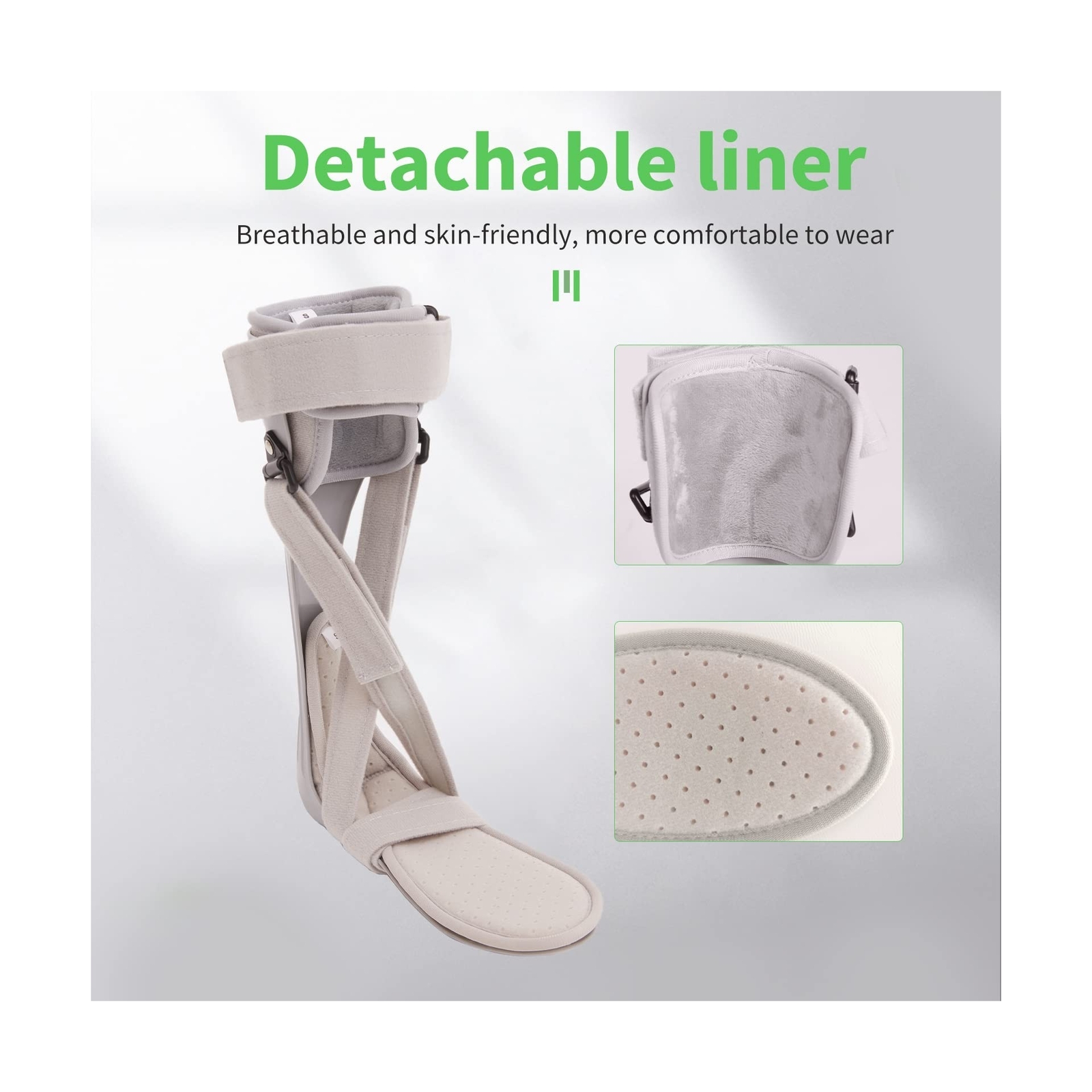 GHORTHOUD AFO Foot Drop Brace Splint Ankle Foot Orthosis Walking with Shoes o…