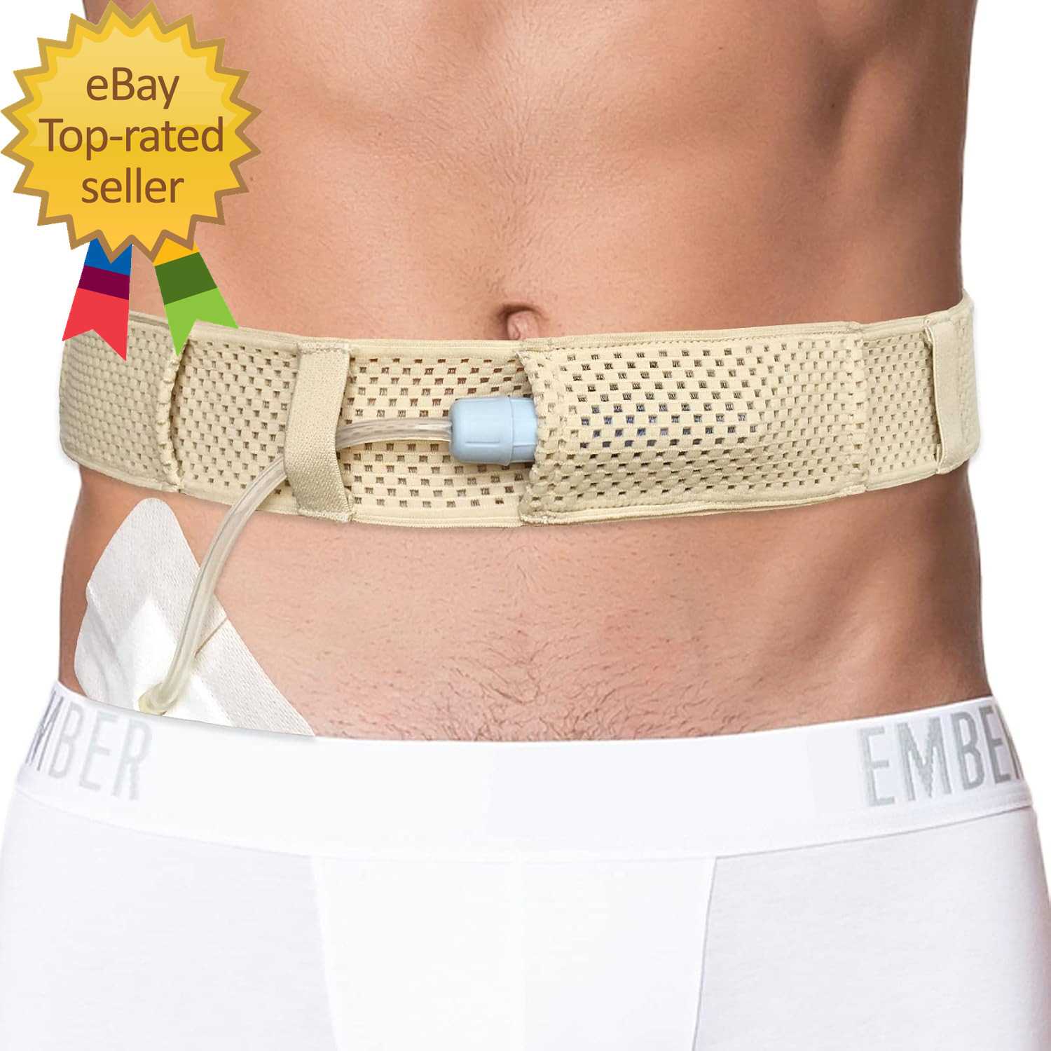 Mesh Breathable PD Belt Peritoneal Dialysis Catheter Accessories Supplies Soft T