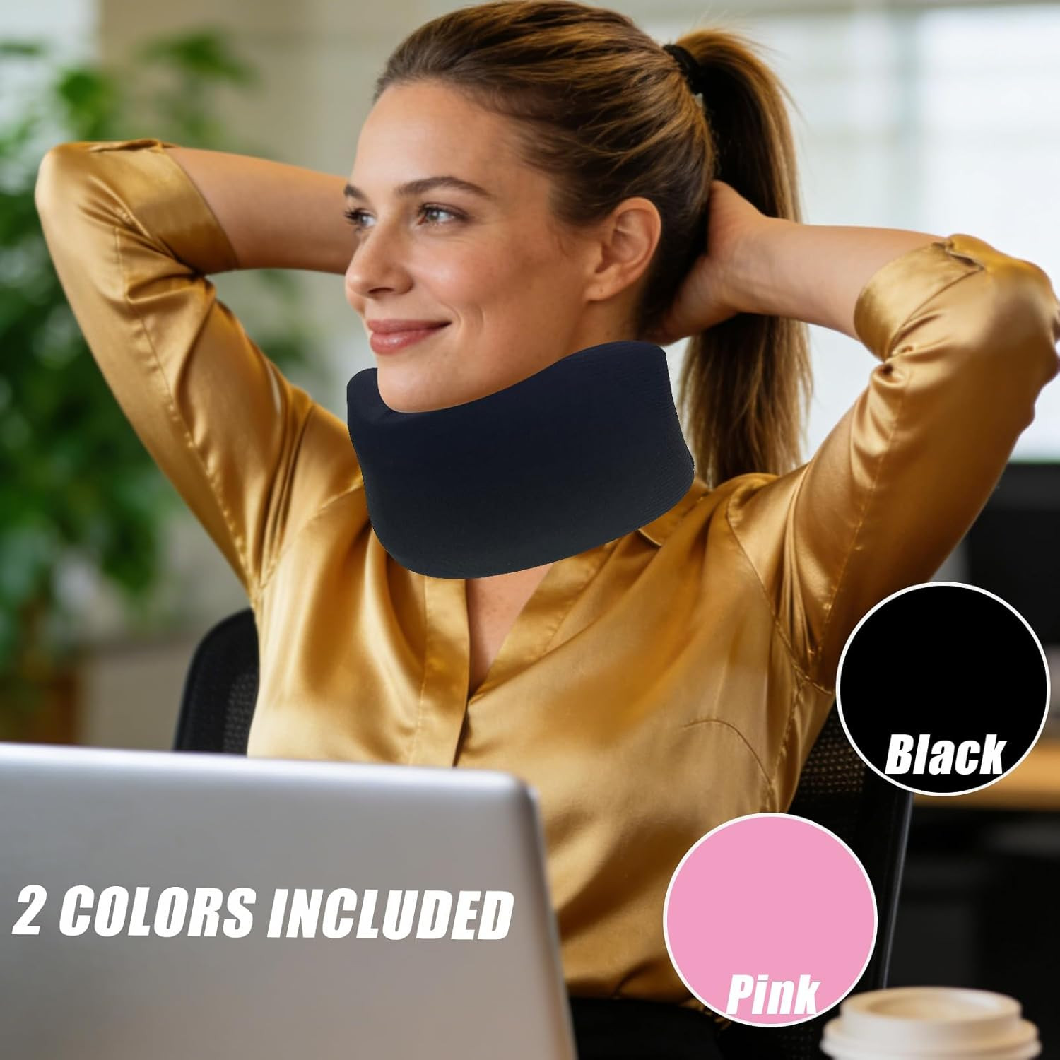 4 Pack Neck Brace Cover Soft Cervical Collar Covers for Men and Women Ultra-Comf