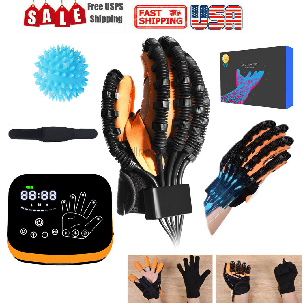 For Finger Hemiplegia Recovery Hand Function Rehabilitation Robot Gloves Trainer