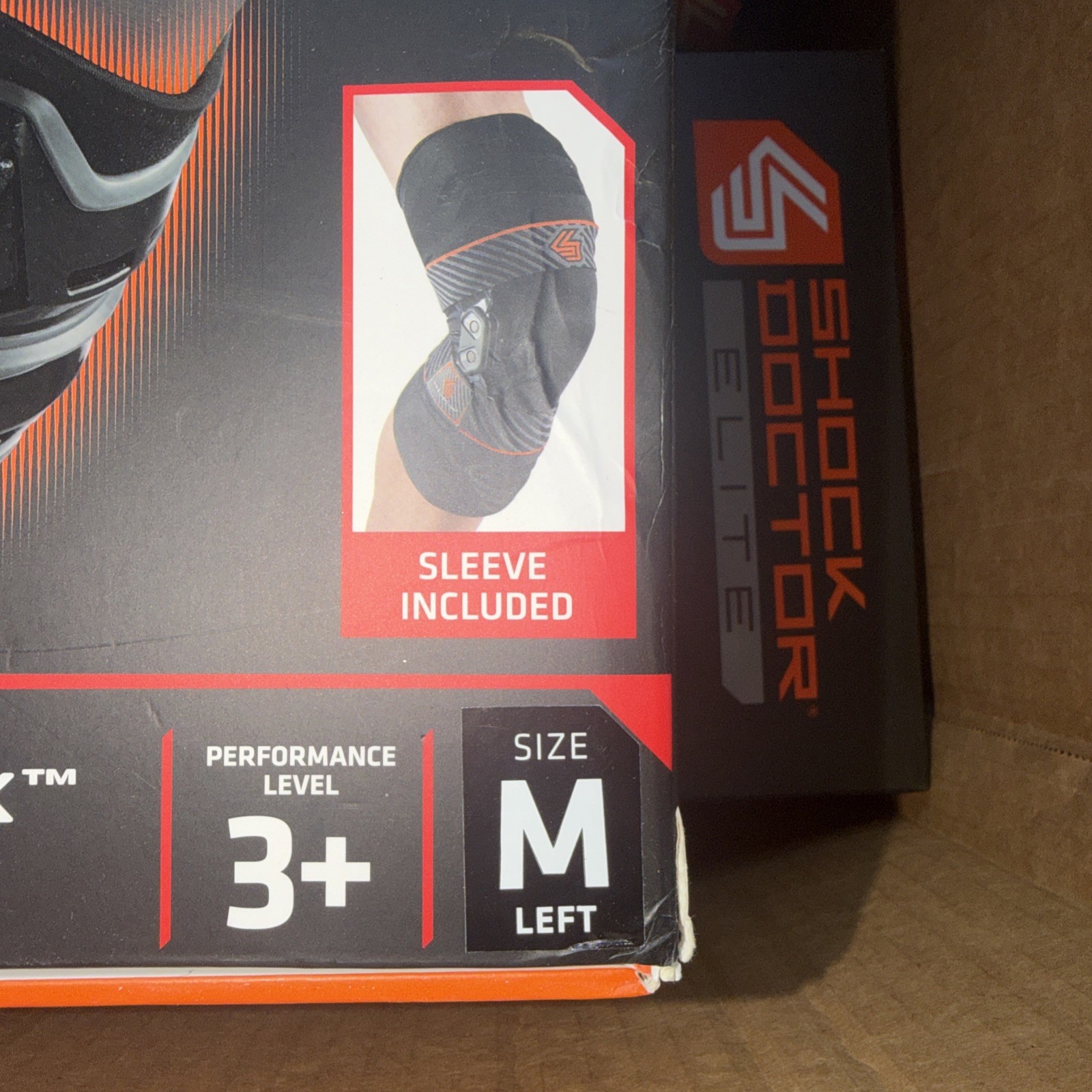 Shock Doctor Elite performance Knee Brace 2090 BioLogix medium left 13”-14”