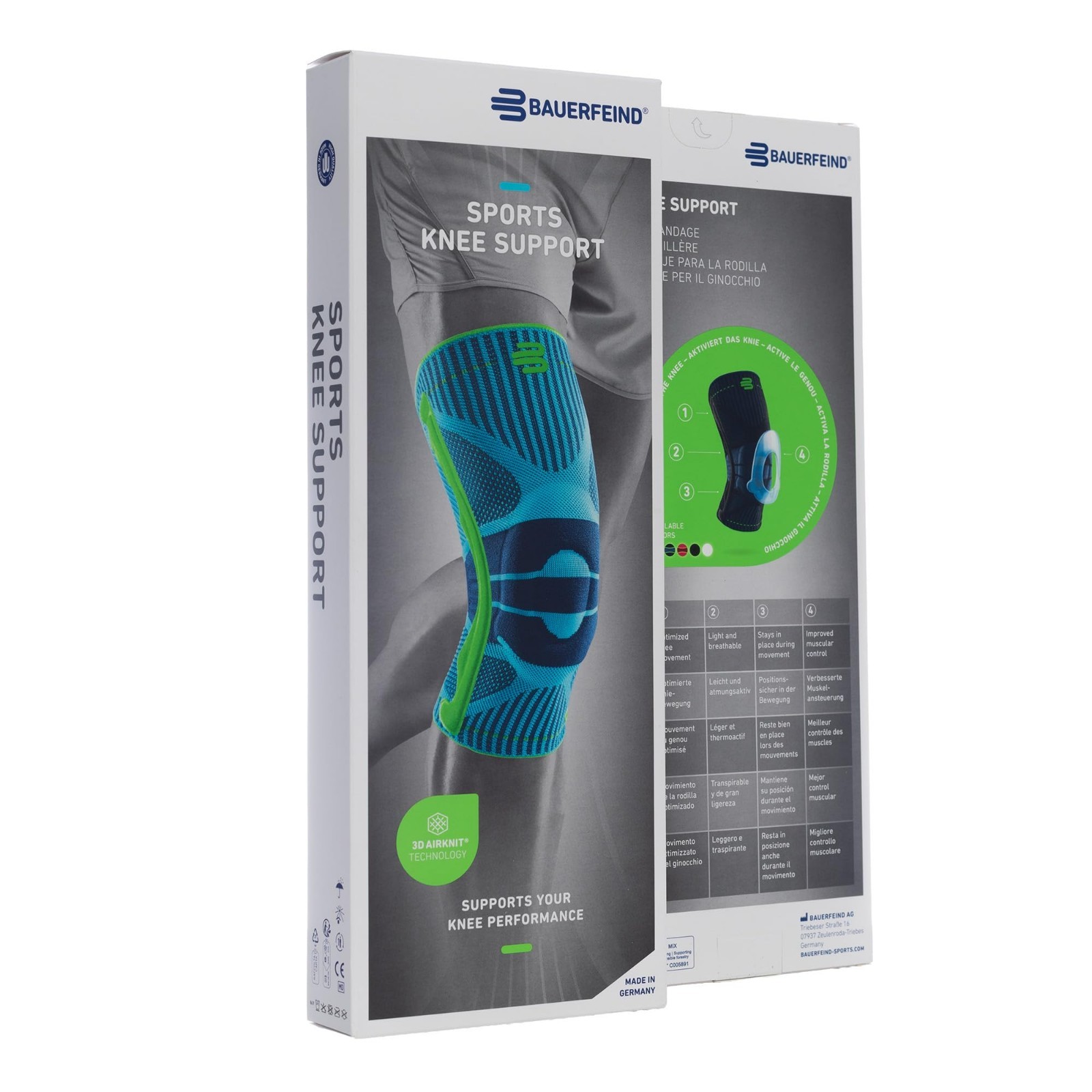 Sports Knee Support Brace for Pain Relief & Stabilization – Patellar Compression