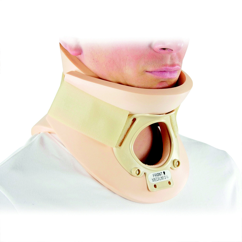 Donjoy California Cervical Collar with Tracheal H 13.8cm Beige