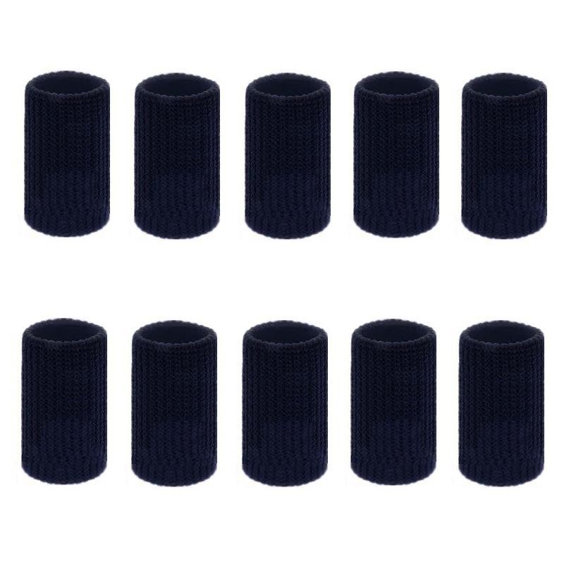 10pcs Elastic Sports Finger Sleeves Arthritis Support Finger Guard Outdoor Gym B