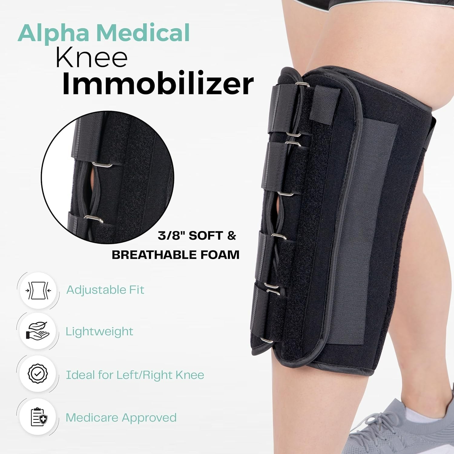 Universal Tri-Panel Knee Immobilizer