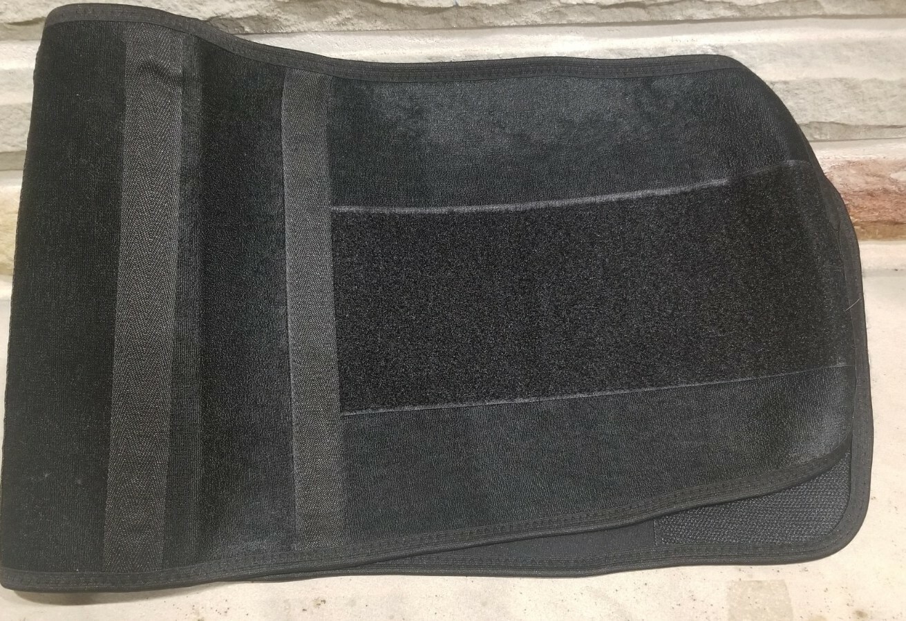 QEESMEI WAIST TRAINER, LUMBAR SUPPORT BRACE, Waist Trimmer. Size M