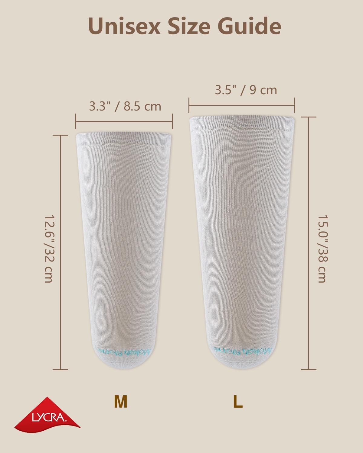 Mokah Stone Amputee Socks, Soft Elastic Cotton Prosthetic Stump Shrinkers Ext…