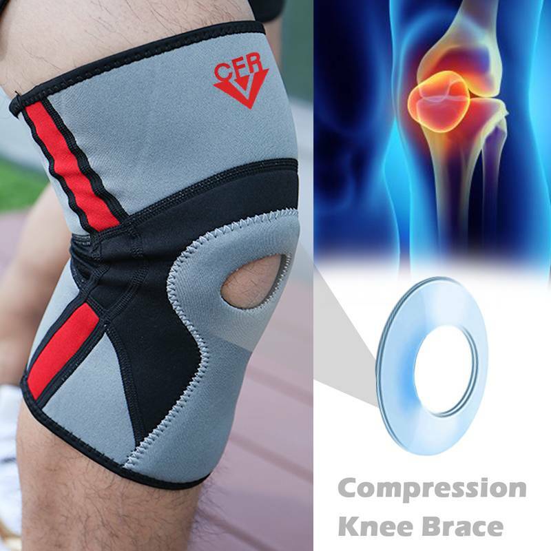 Knee Brace Support Meniscus Arthritis Pain Relief Gym Patella Padded Stabilizers
