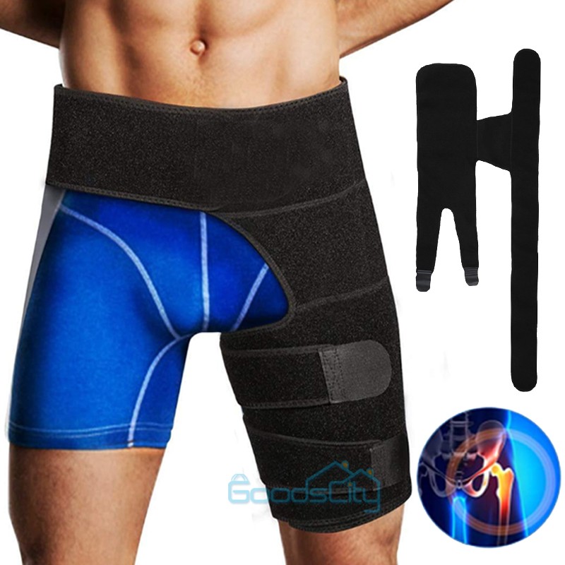 Compression Hip Brace Groin Support for Sciatica Pain Relief Recovery Left/Right