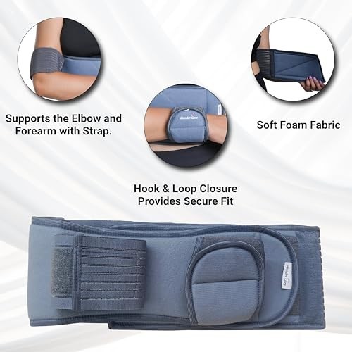 Shoulder Support Brace Arm Sling Immobilizer 31-35 Inch Cotton Left Right